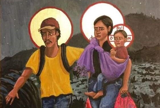 Réfugiés : la Sagrada Familia, Kelly Latimore