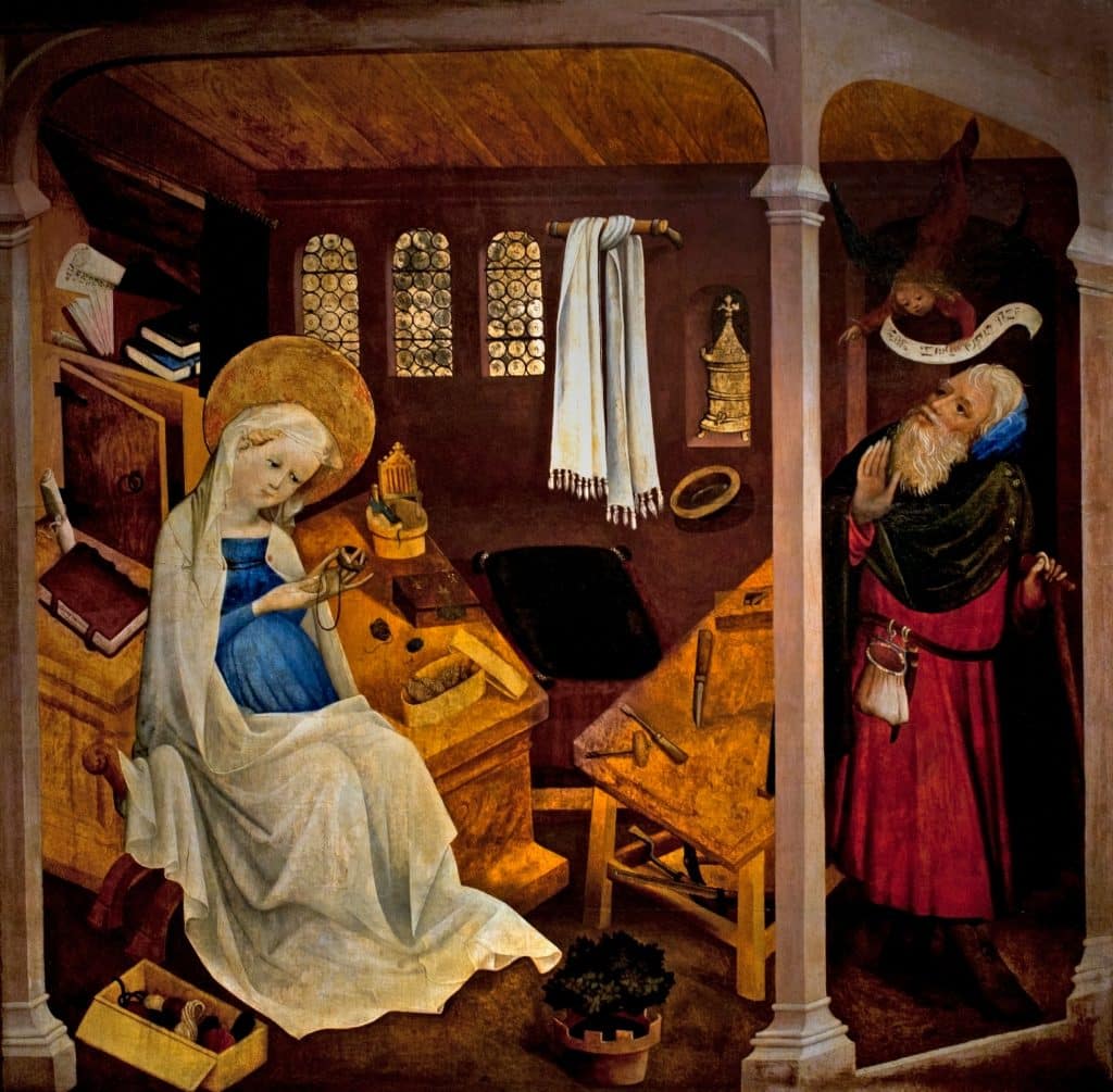 doubt of joseph 1430 maitre du jardin de paradis master of the garden of paradise strasbourg france french