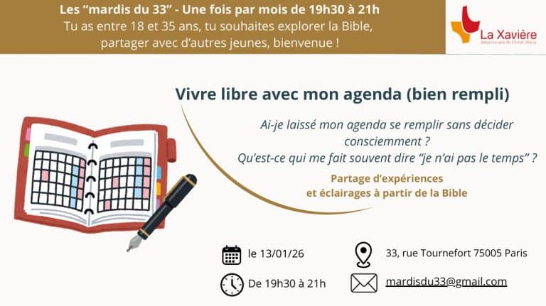 mardi du 33 agenda