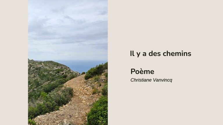 il y a des chemins poeme