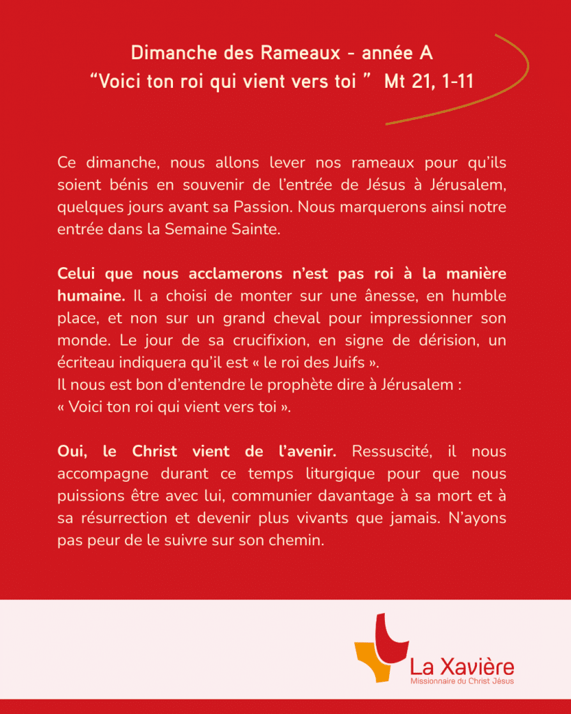 dimanche des rameaux et de la passion a