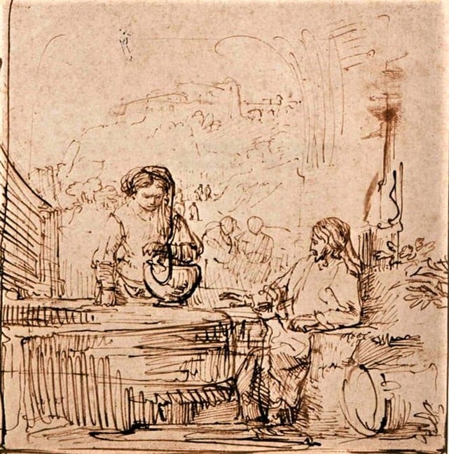 jesus et la femme de samarie